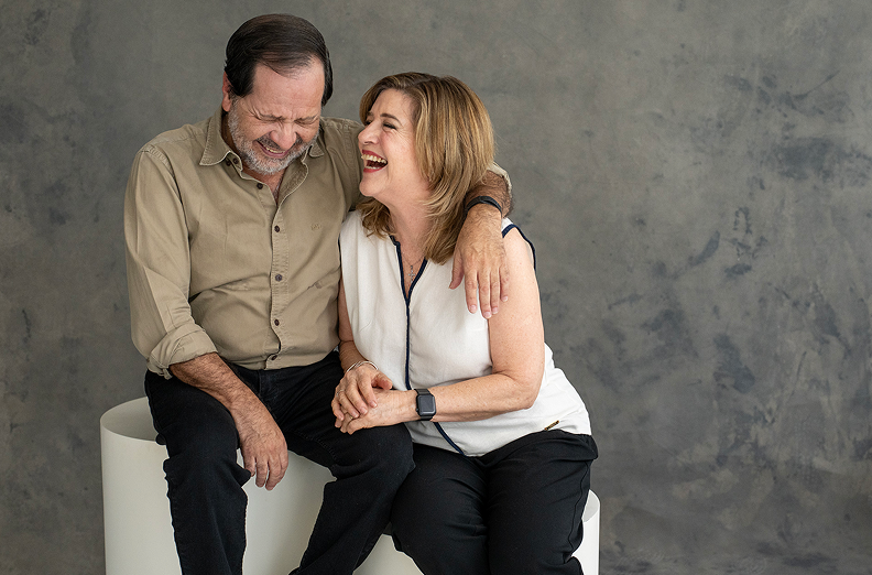Martín Valverde y Lizzy Watson